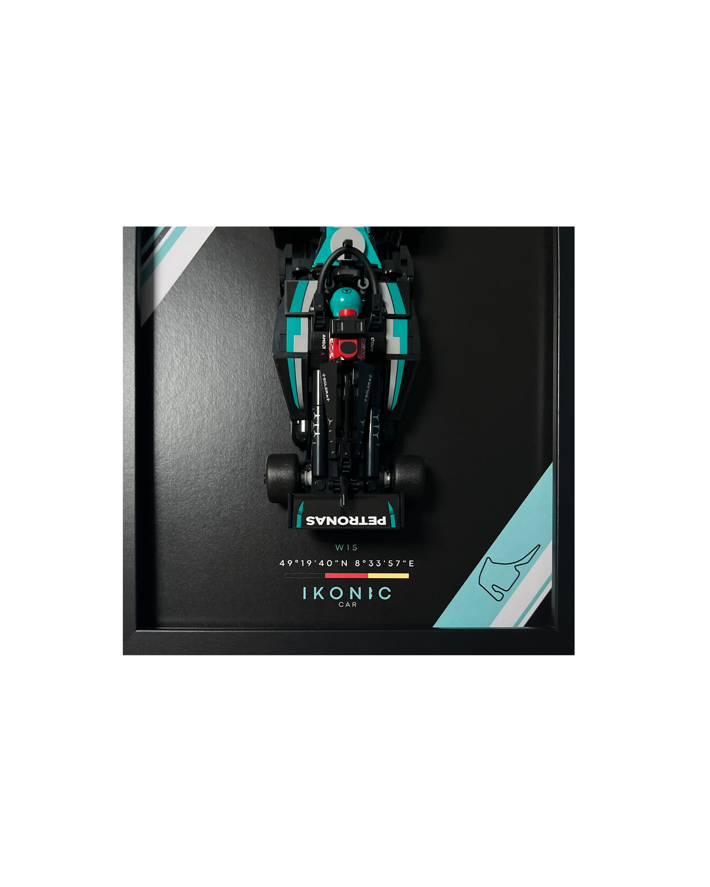 Cadre LED — Compatible Mercedes W15 Lego®